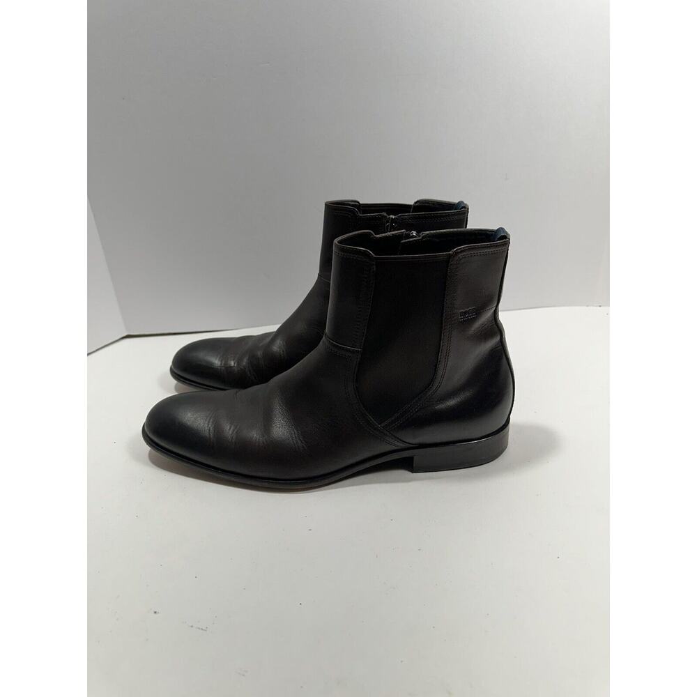 Hugo Boss‎ Brodero Men’s Boot Brown Leather Size 9 Made In Italy 50271946 Boots
